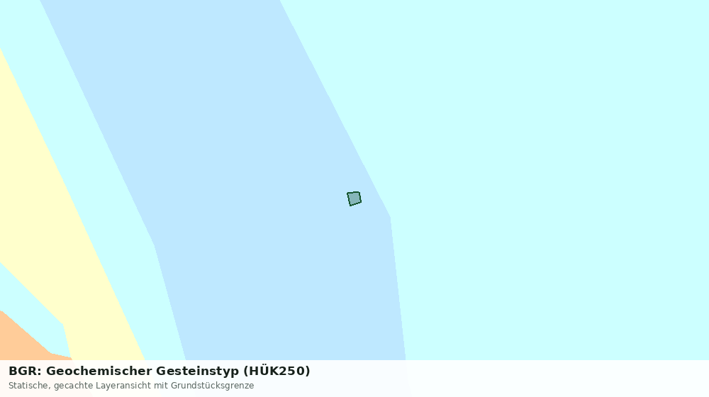 Statische Kartenansicht: BGR: Geochemischer Gesteinstyp (HÜK250)