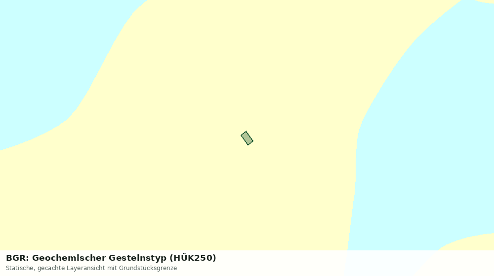 Statische Kartenansicht: BGR: Geochemischer Gesteinstyp (HÜK250)