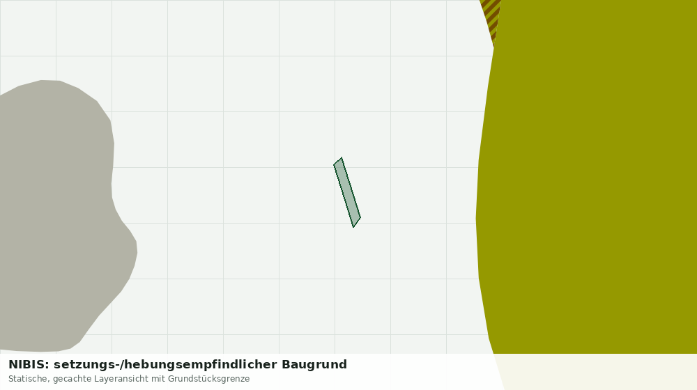 Statische Kartenansicht: NIBIS: setzungs-/hebungsempfindlicher Baugrund