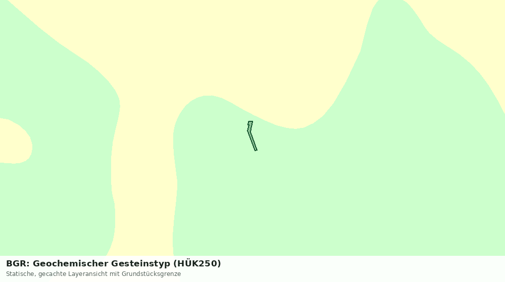 Statische Kartenansicht: BGR: Geochemischer Gesteinstyp (HÜK250)