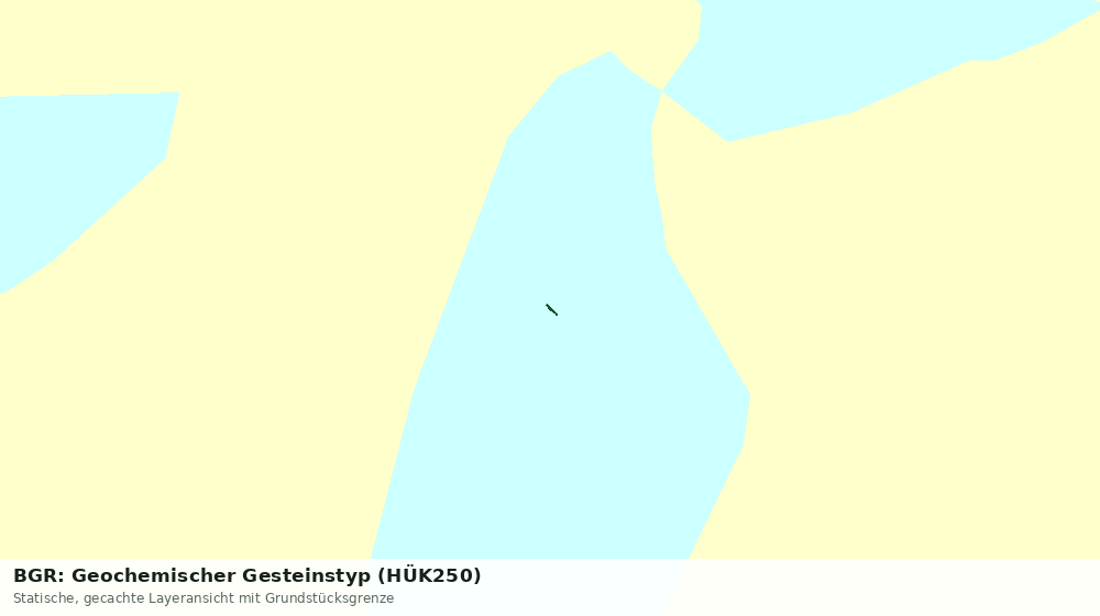 Statische Kartenansicht: BGR: Geochemischer Gesteinstyp (HÜK250)