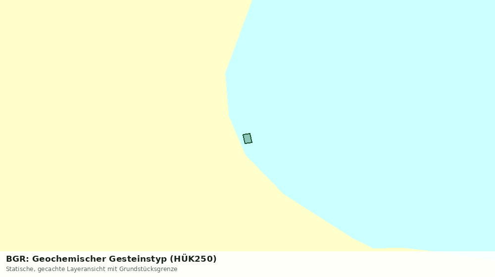 Statische Kartenansicht: BGR: Geochemischer Gesteinstyp (HÜK250)