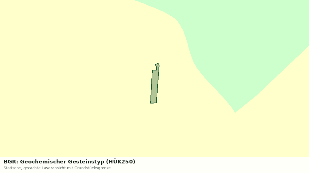 Statische Kartenansicht: BGR: Geochemischer Gesteinstyp (HÜK250)