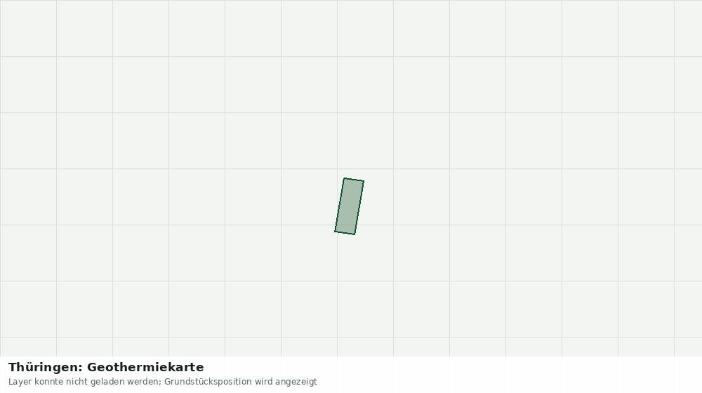 Statische Kartenansicht: Thüringen: Geothermiekarte