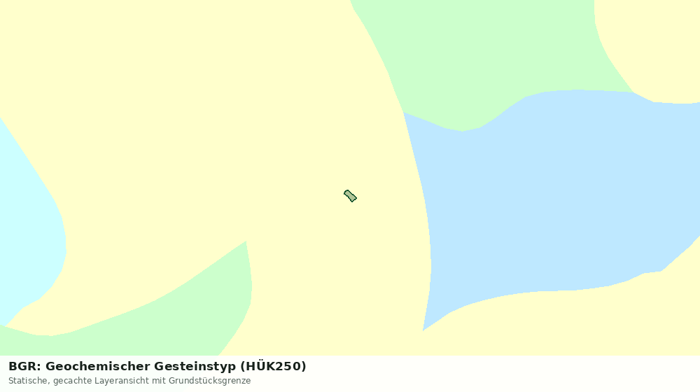 Statische Kartenansicht: BGR: Geochemischer Gesteinstyp (HÜK250)