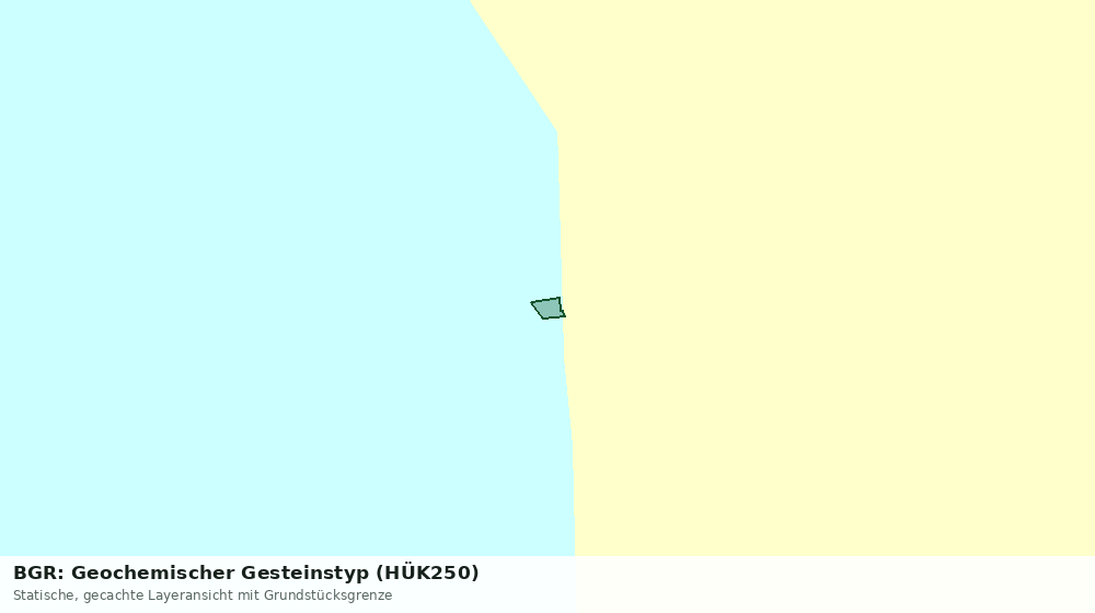 Statische Kartenansicht: BGR: Geochemischer Gesteinstyp (HÜK250)
