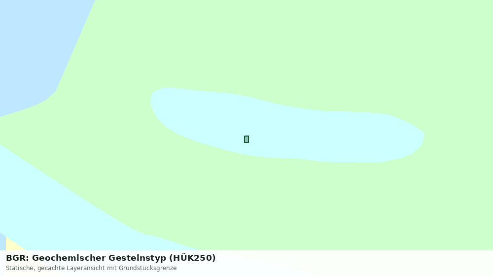 Statische Kartenansicht: BGR: Geochemischer Gesteinstyp (HÜK250)