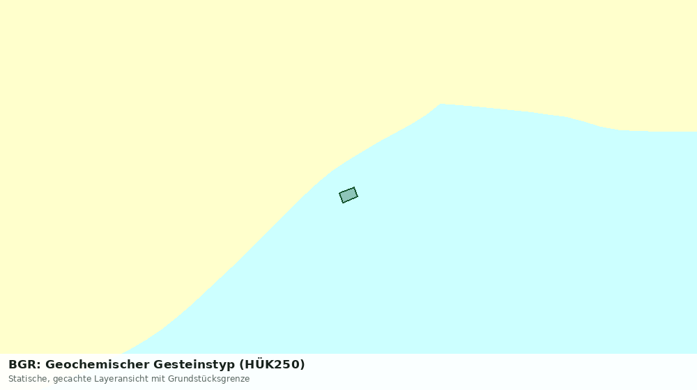 Statische Kartenansicht: BGR: Geochemischer Gesteinstyp (HÜK250)