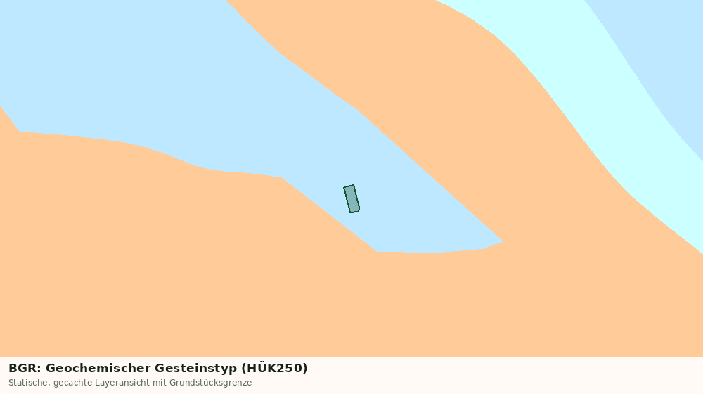 Statische Kartenansicht: BGR: Geochemischer Gesteinstyp (HÜK250)