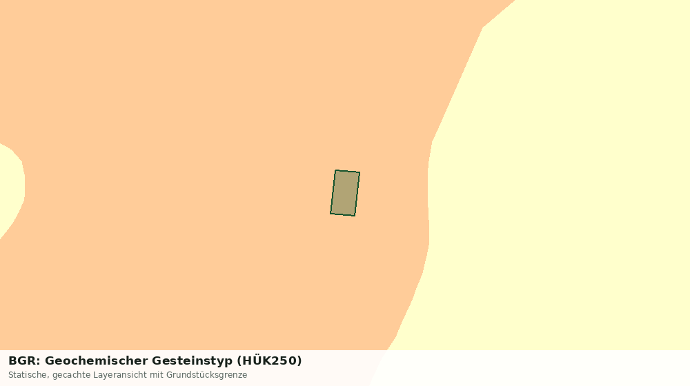 Statische Kartenansicht: BGR: Geochemischer Gesteinstyp (HÜK250)