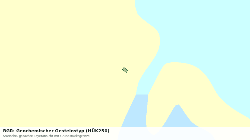 Statische Kartenansicht: BGR: Geochemischer Gesteinstyp (HÜK250)