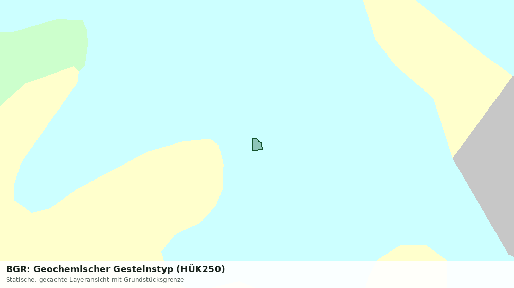 Statische Kartenansicht: BGR: Geochemischer Gesteinstyp (HÜK250)
