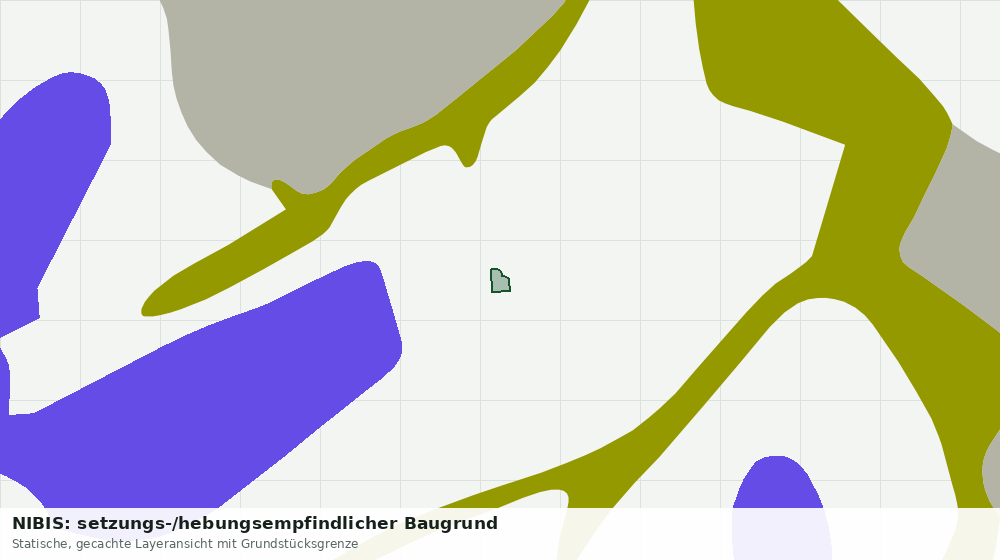 Statische Kartenansicht: NIBIS: setzungs-/hebungsempfindlicher Baugrund