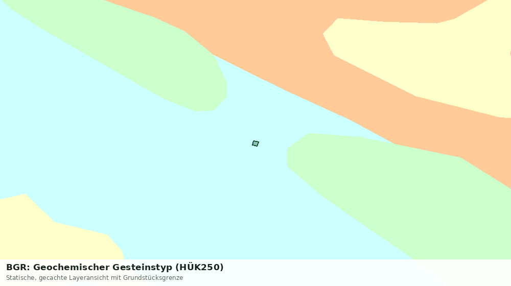 Statische Kartenansicht: BGR: Geochemischer Gesteinstyp (HÜK250)