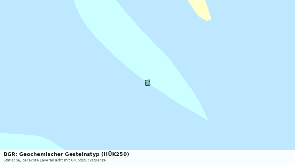 Statische Kartenansicht: BGR: Geochemischer Gesteinstyp (HÜK250)