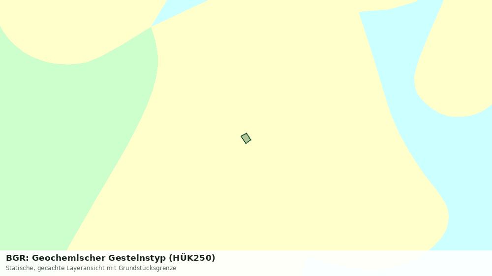 Statische Kartenansicht: BGR: Geochemischer Gesteinstyp (HÜK250)