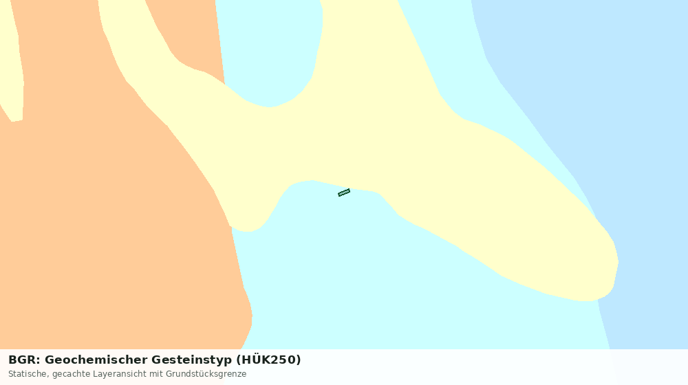 Statische Kartenansicht: BGR: Geochemischer Gesteinstyp (HÜK250)