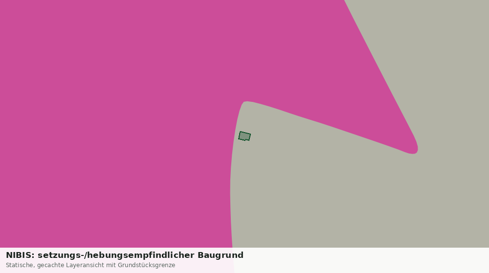 Statische Kartenansicht: NIBIS: setzungs-/hebungsempfindlicher Baugrund