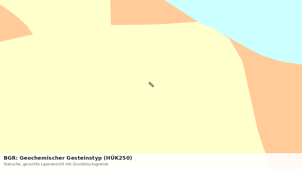 Statische Kartenansicht: BGR: Geochemischer Gesteinstyp (HÜK250)