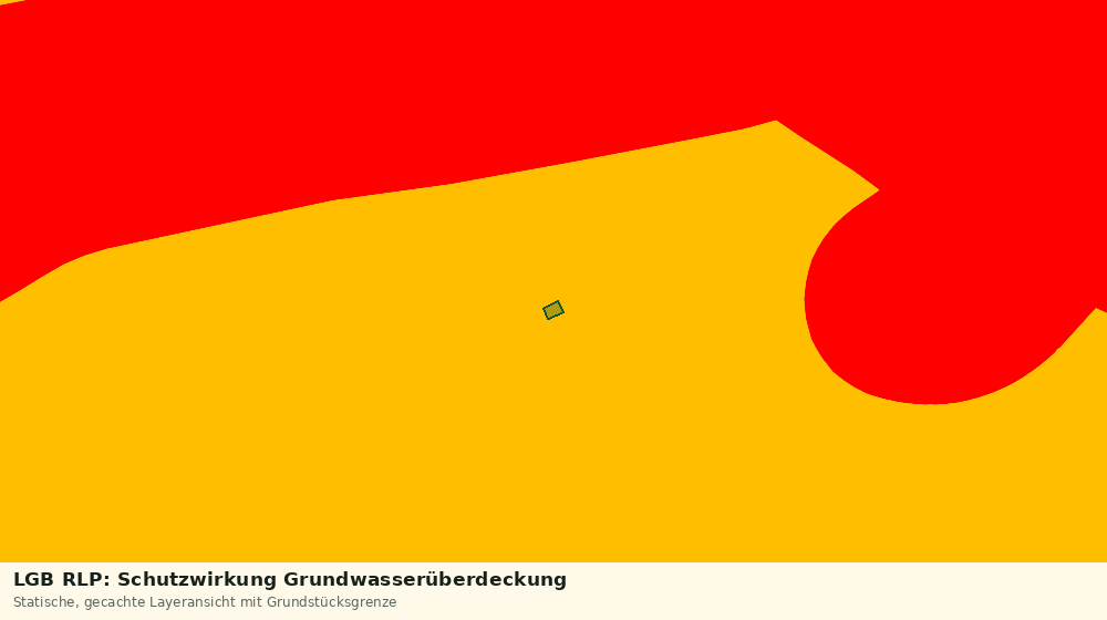 Statische Kartenansicht: LGB RLP: Schutzwirkung Grundwasserüberdeckung
