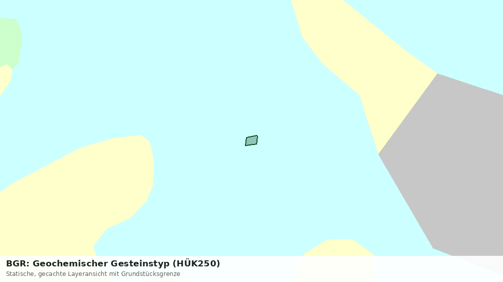 Statische Kartenansicht: BGR: Geochemischer Gesteinstyp (HÜK250)