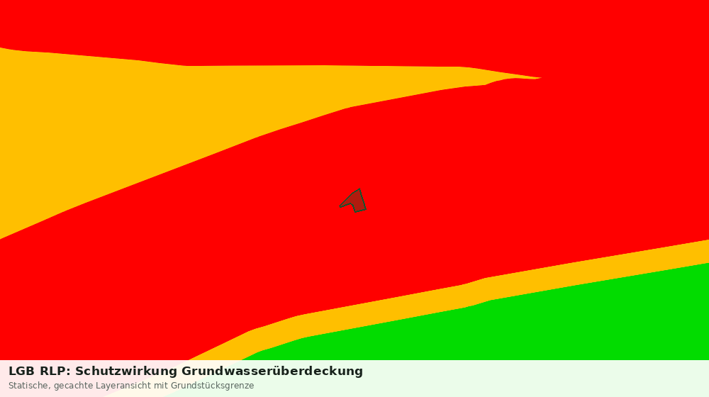 Statische Kartenansicht: LGB RLP: Schutzwirkung Grundwasserüberdeckung