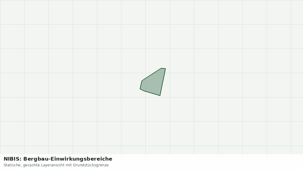 Statische Kartenansicht: NIBIS: Bergbau-Einwirkungsbereiche