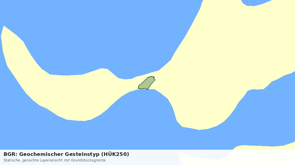 Statische Kartenansicht: BGR: Geochemischer Gesteinstyp (HÜK250)