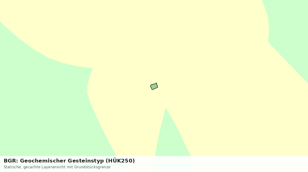 Statische Kartenansicht: BGR: Geochemischer Gesteinstyp (HÜK250)