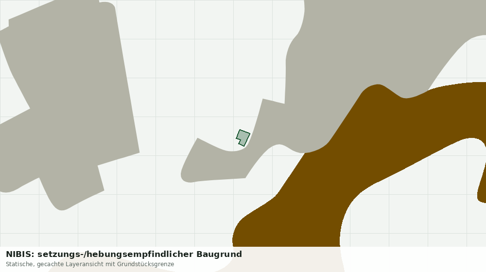 Statische Kartenansicht: NIBIS: setzungs-/hebungsempfindlicher Baugrund