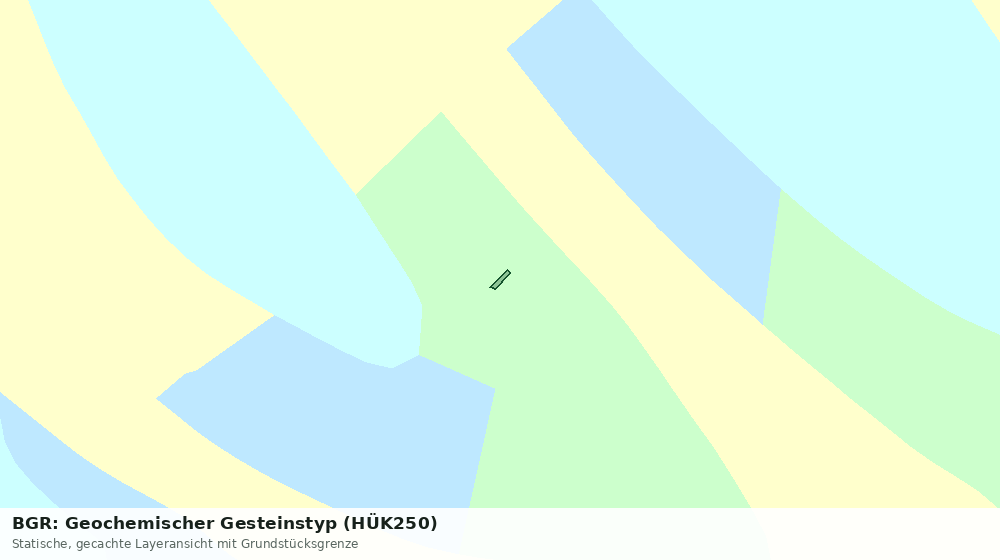 Statische Kartenansicht: BGR: Geochemischer Gesteinstyp (HÜK250)