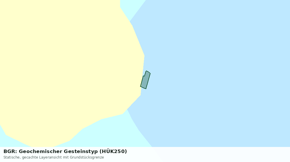 Statische Kartenansicht: BGR: Geochemischer Gesteinstyp (HÜK250)