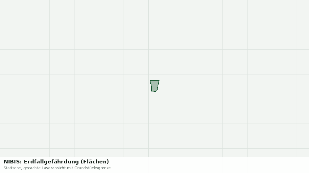 Statische Kartenansicht: NIBIS: Erdfallgefährdung (Flächen)