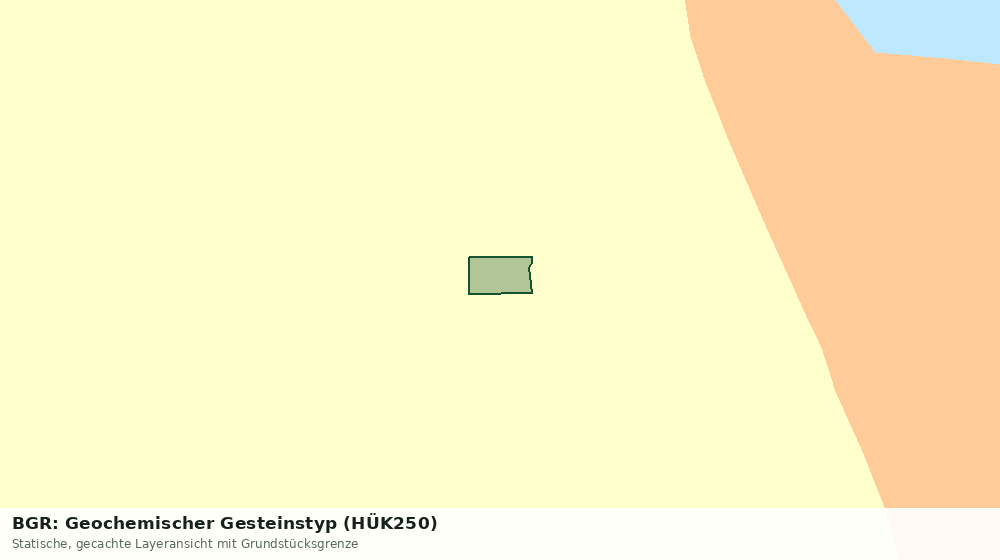 Statische Kartenansicht: BGR: Geochemischer Gesteinstyp (HÜK250)