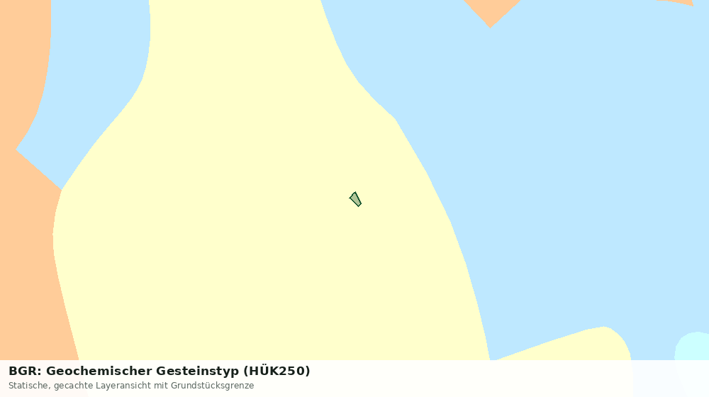 Statische Kartenansicht: BGR: Geochemischer Gesteinstyp (HÜK250)