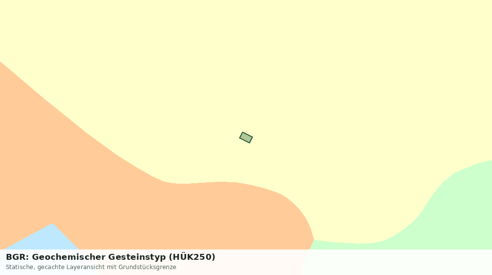 Statische Kartenansicht: BGR: Geochemischer Gesteinstyp (HÜK250)