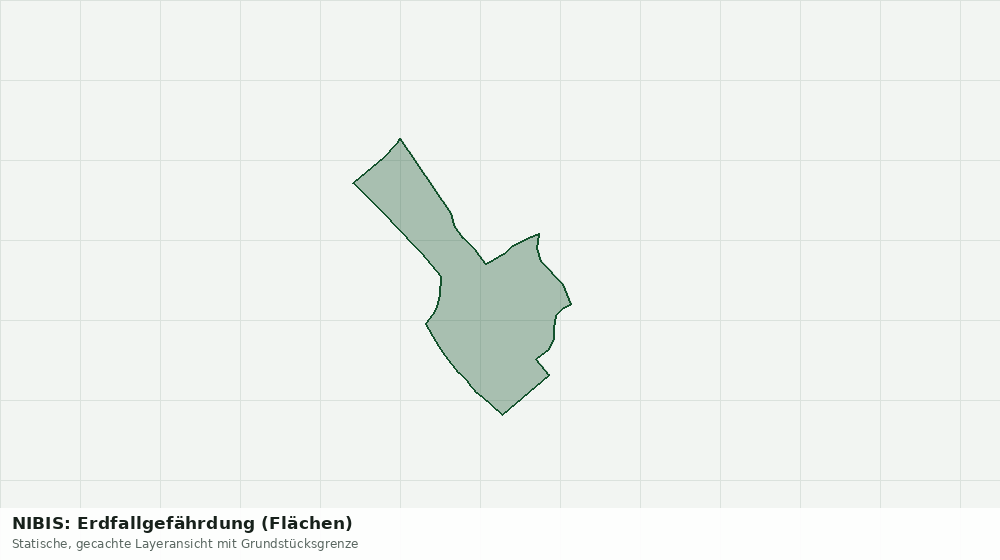 Statische Kartenansicht: NIBIS: Erdfallgefährdung (Flächen)