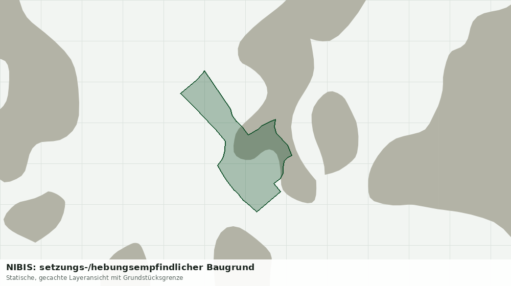 Statische Kartenansicht: NIBIS: setzungs-/hebungsempfindlicher Baugrund