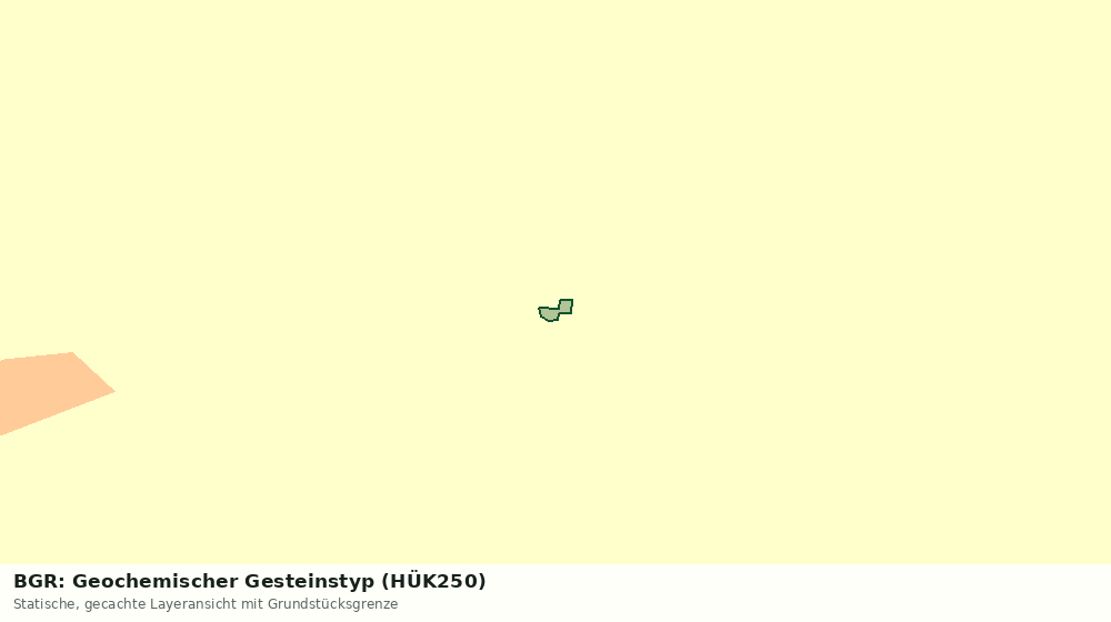 Statische Kartenansicht: BGR: Geochemischer Gesteinstyp (HÜK250)