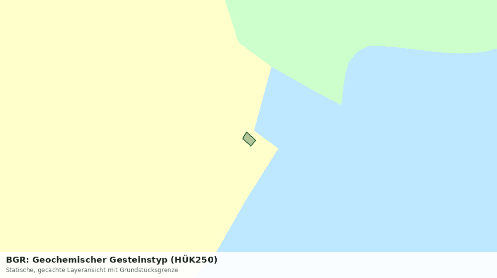 Statische Kartenansicht: BGR: Geochemischer Gesteinstyp (HÜK250)
