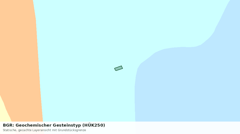 Statische Kartenansicht: BGR: Geochemischer Gesteinstyp (HÜK250)