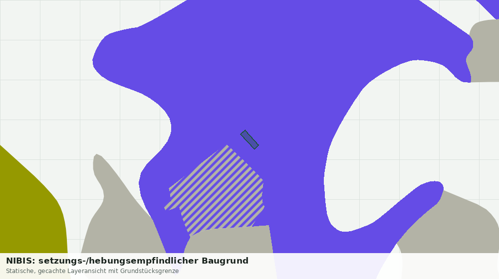 Statische Kartenansicht: NIBIS: setzungs-/hebungsempfindlicher Baugrund