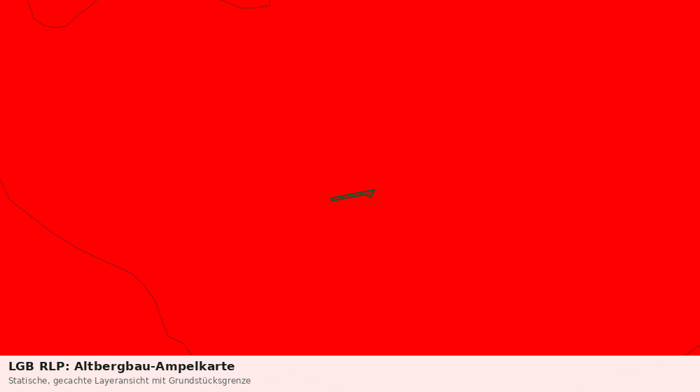 Statische Kartenansicht: LGB RLP: Altbergbau-Ampelkarte