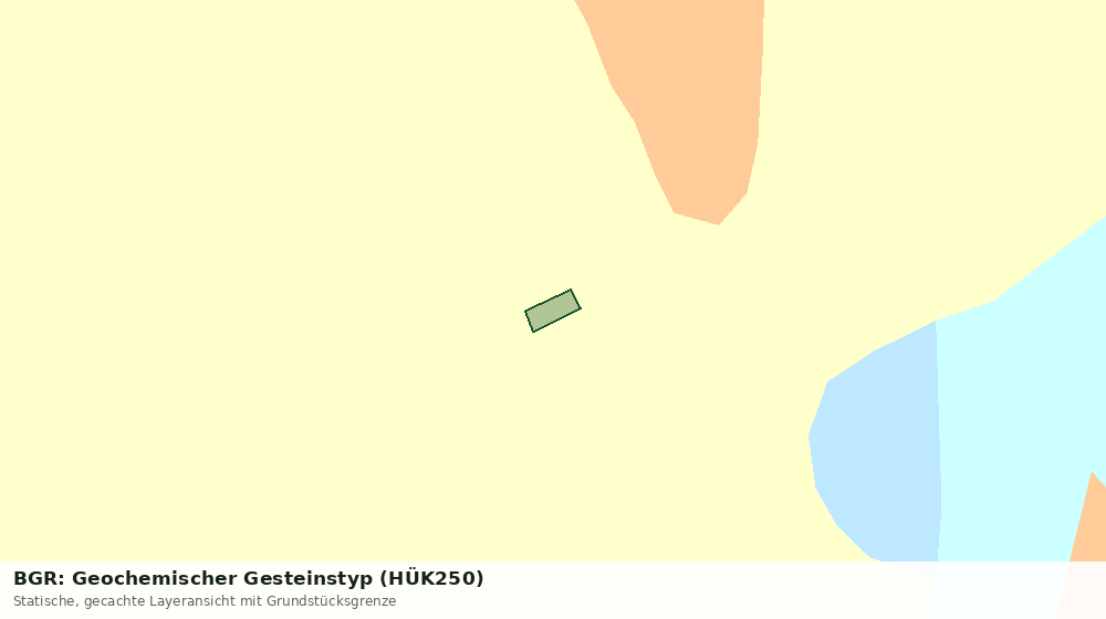 Statische Kartenansicht: BGR: Geochemischer Gesteinstyp (HÜK250)