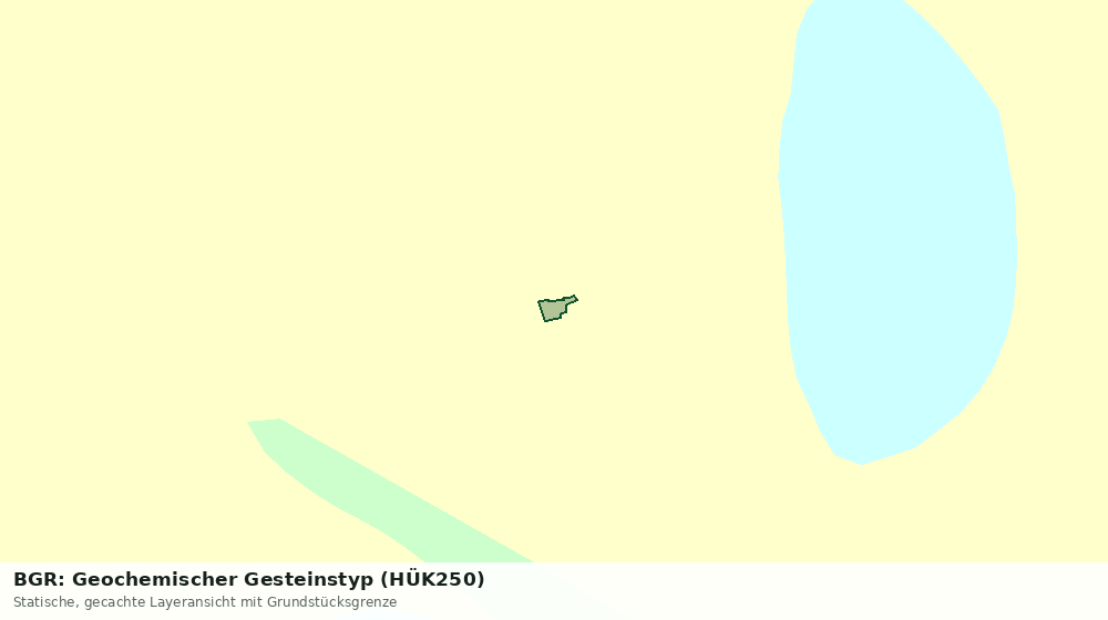 Statische Kartenansicht: BGR: Geochemischer Gesteinstyp (HÜK250)