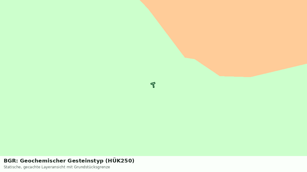 Statische Kartenansicht: BGR: Geochemischer Gesteinstyp (HÜK250)