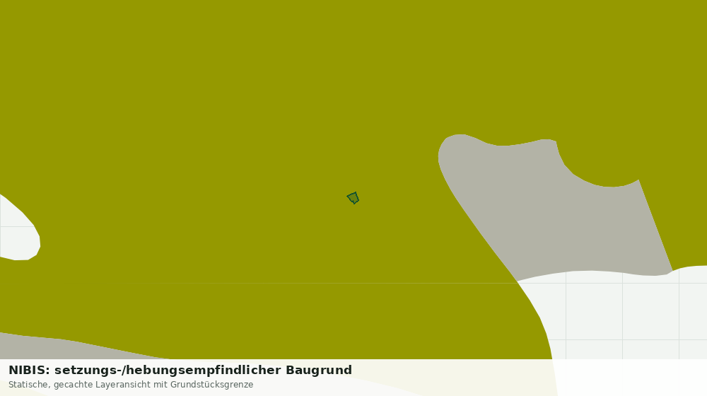Statische Kartenansicht: NIBIS: setzungs-/hebungsempfindlicher Baugrund