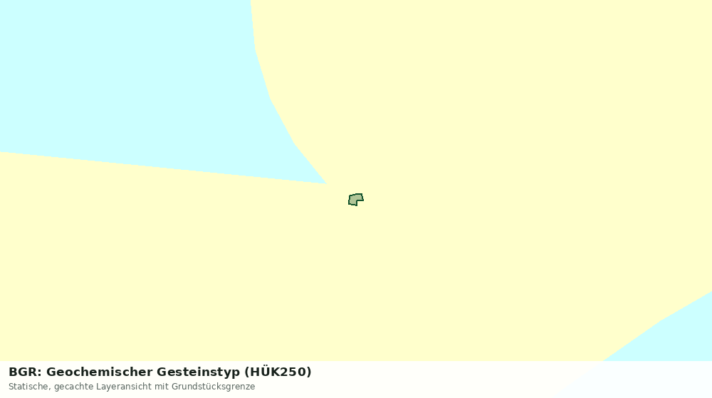 Statische Kartenansicht: BGR: Geochemischer Gesteinstyp (HÜK250)