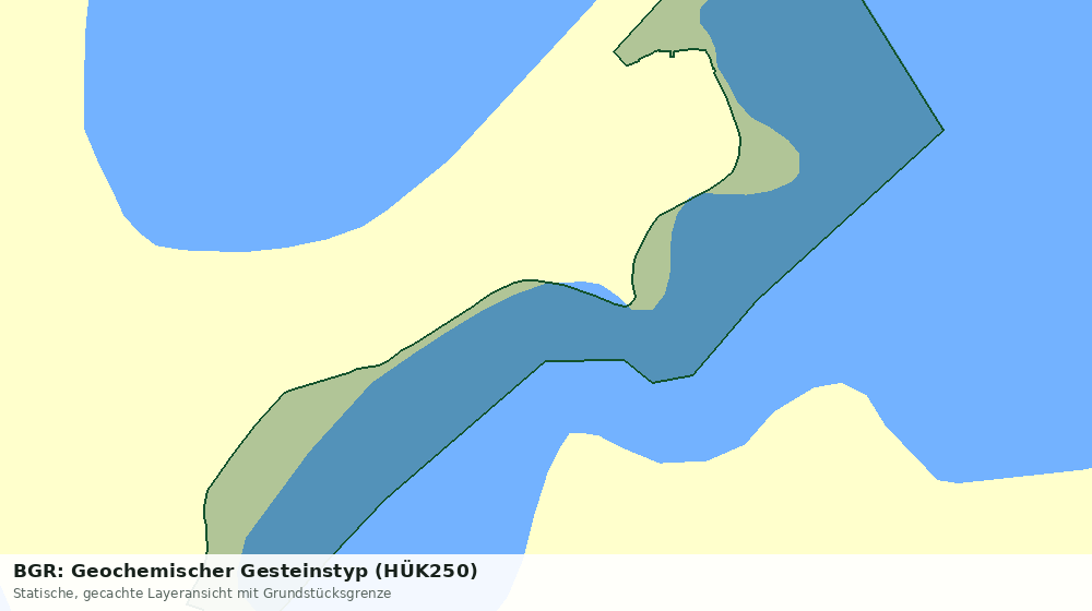 Statische Kartenansicht: BGR: Geochemischer Gesteinstyp (HÜK250)