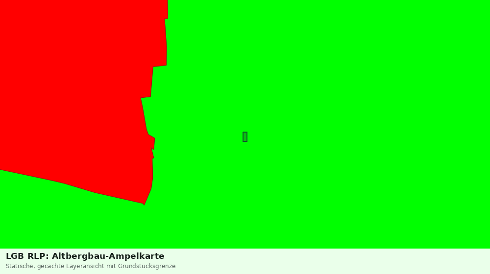 Statische Kartenansicht: LGB RLP: Altbergbau-Ampelkarte